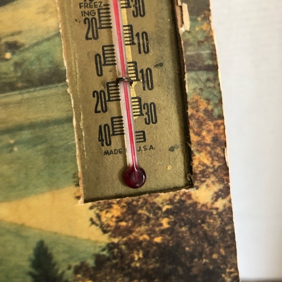Vintage Landscape Picture Thermometer Decor - Picture 5 of 9
